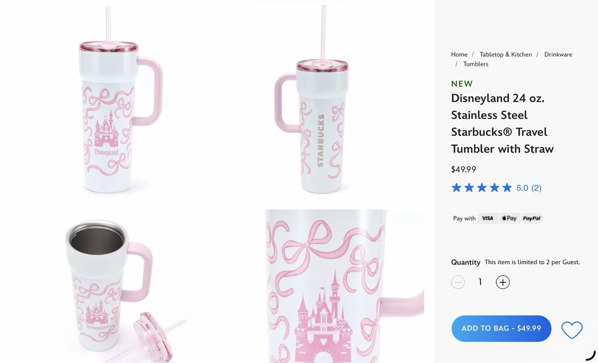 Starbucks｠Disneyとのコラボタンブラーが可愛い｜mk