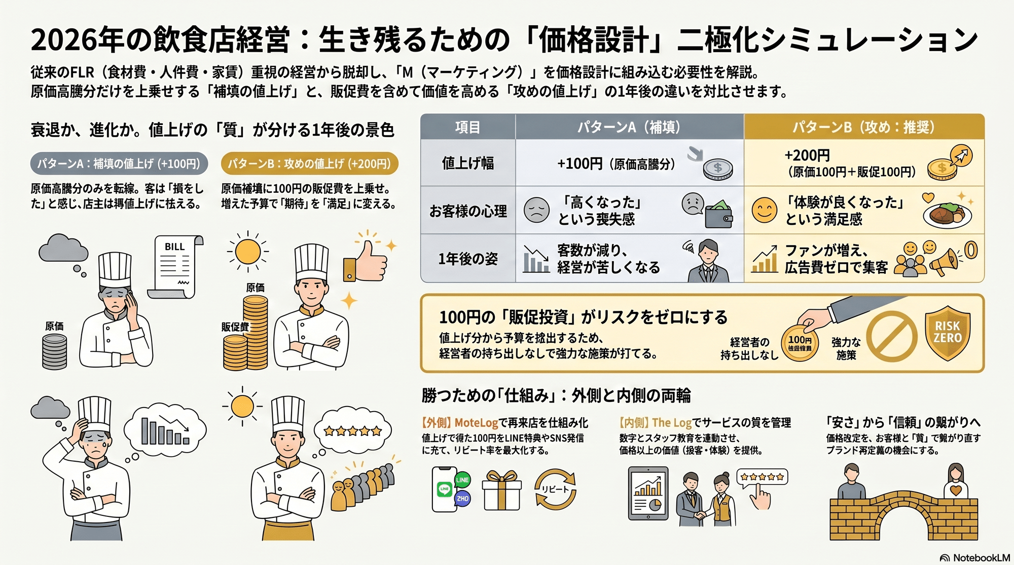 ただの値上げ」で終わる店、商機を掴む店。2026年、これからの飲食店の ただの値上げ」で終わる店、商機を掴む店。2026年、これからの飲食店の