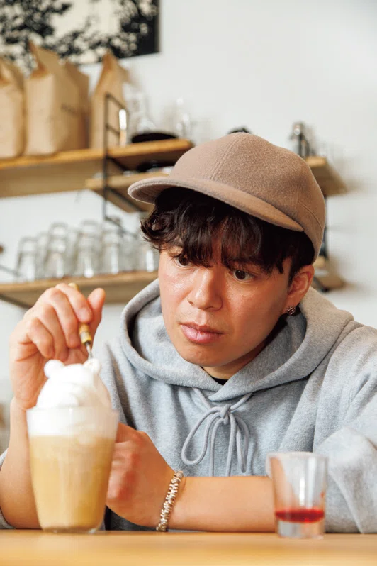 うるしまる　doroラテアート大きいサイズ(即購入不可) ストローをモチーフに取り入れた、アニマルラテ。丸みをおびた立体