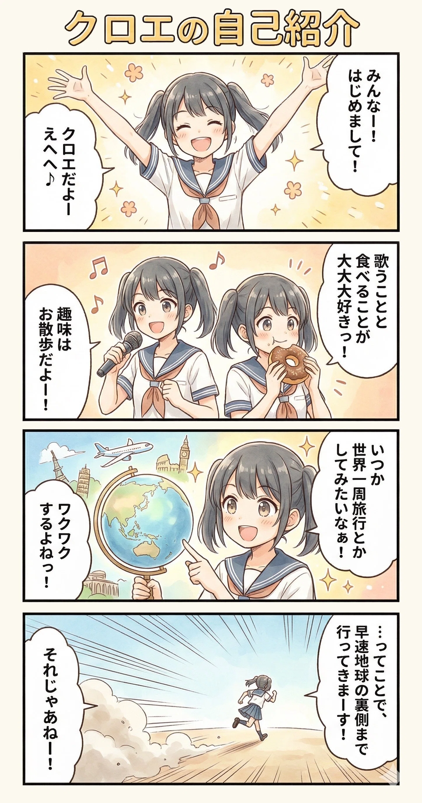資料室】4コマ漫画のキャラクター設定と生成AIでの作り方｜ヨチオ