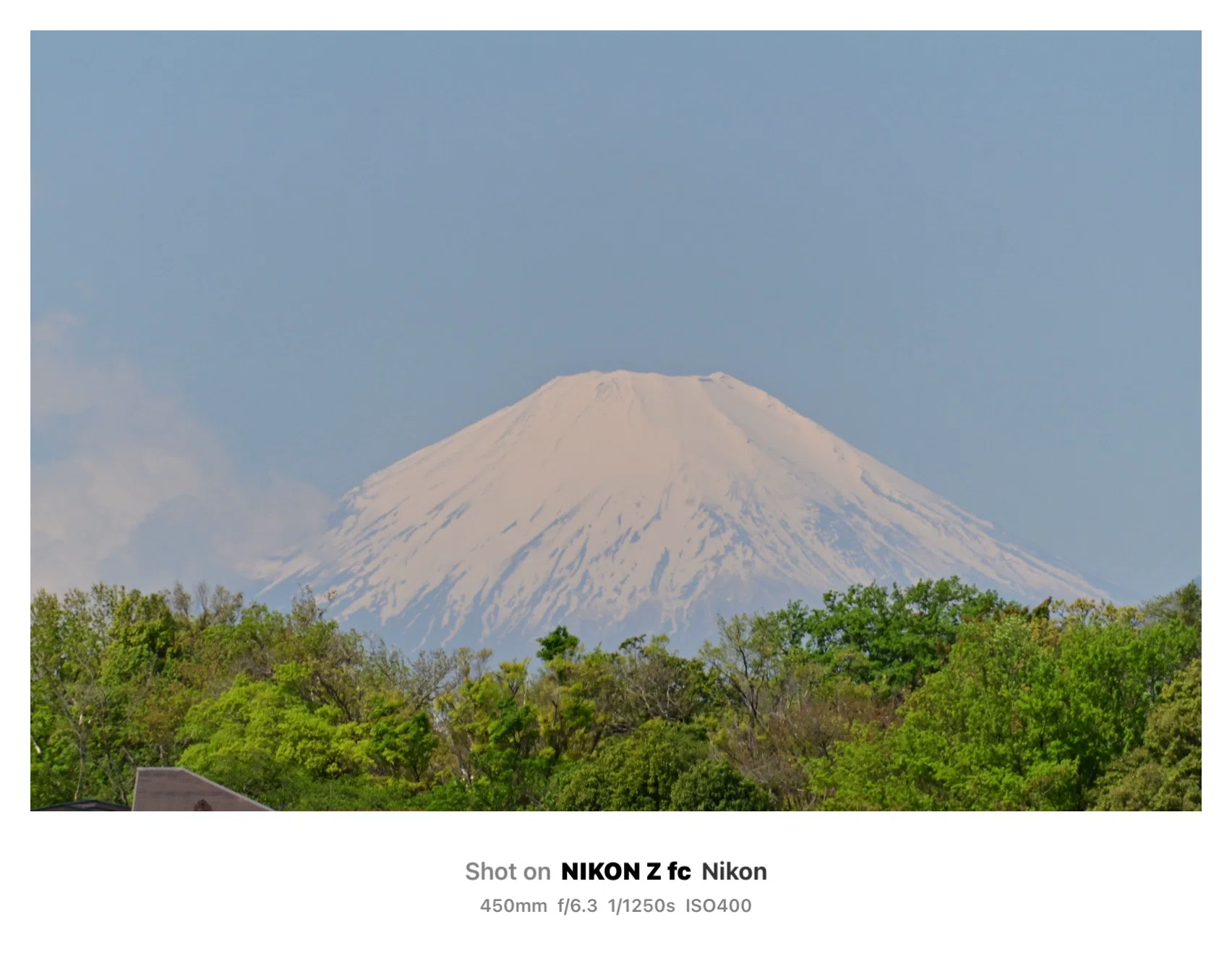 APAC 山 富士山 快晴・富士山・70-300・ご近所散歩｜SuzukenSambar
