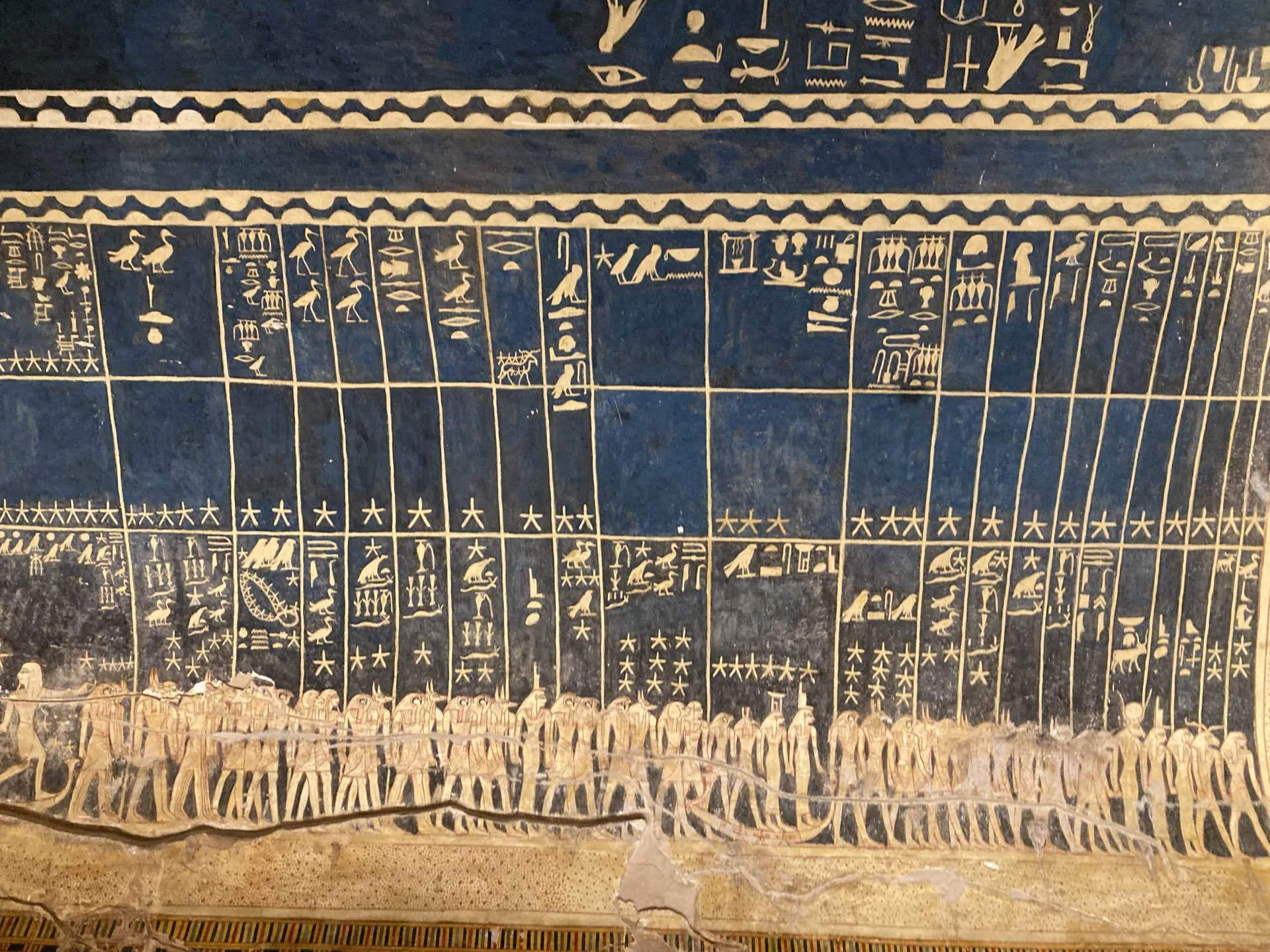 ルクソール／エジプト旅行🇪🇬#8／セティ1世葬祭殿、3200年前に描かれ
