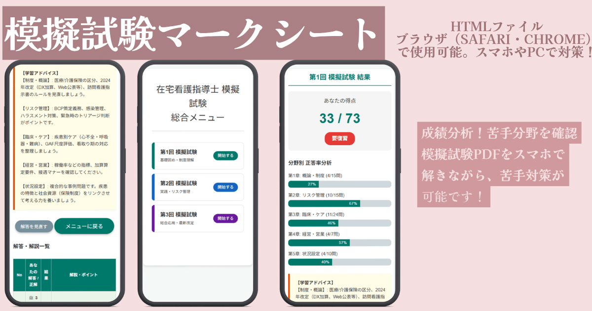 2026年最新版 在宅看護指導士対策】一発合格に導く最強の試験対策
