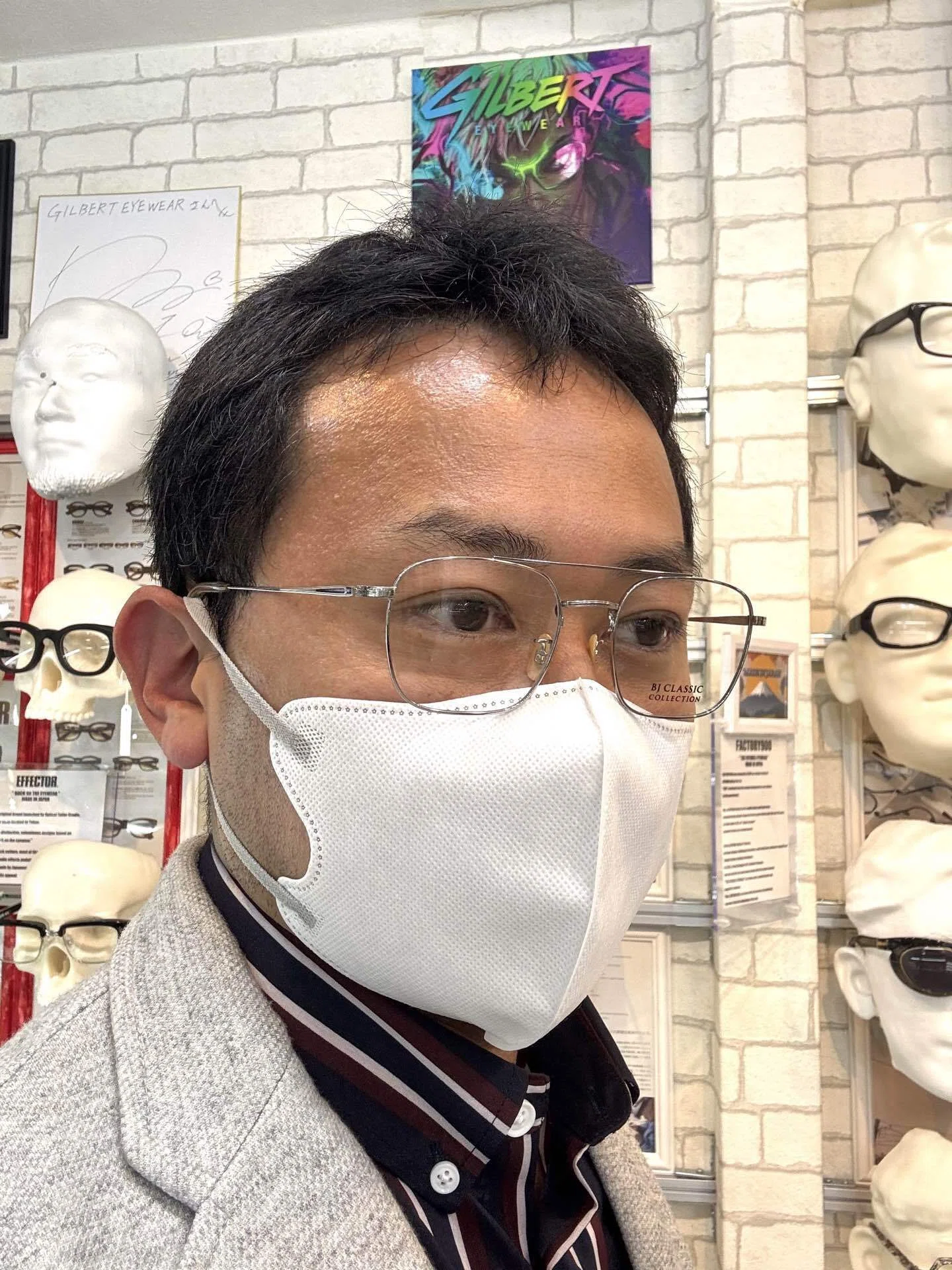 女性のお客様にもおススメな軽量シンプルなツーブリッジモデル BJ