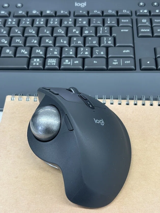 トラックボールマウスデビューしました｜ぼたもち