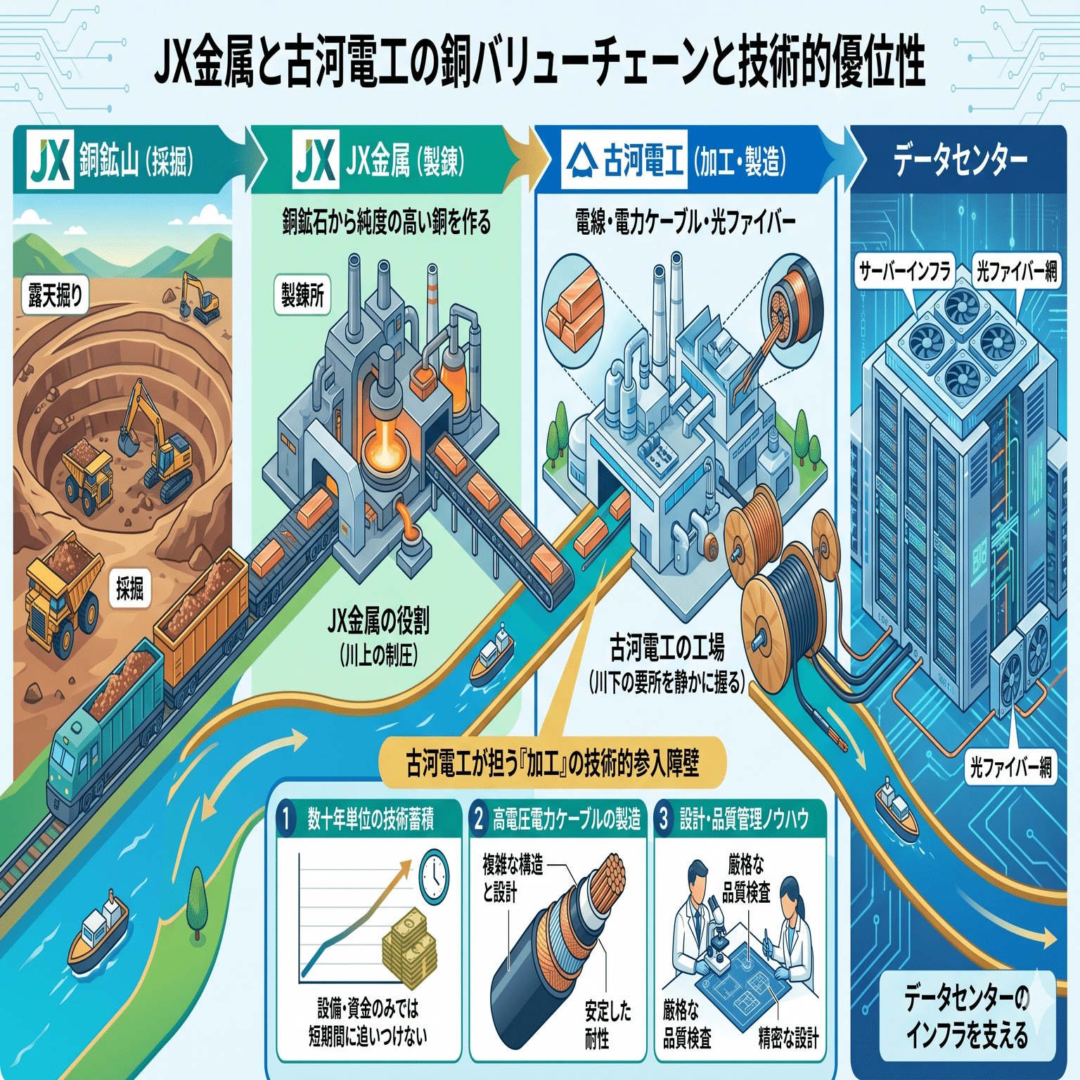 AI電力の盲点】JX金属が制圧した「銅」の次に来る銘柄を、市場はまだ