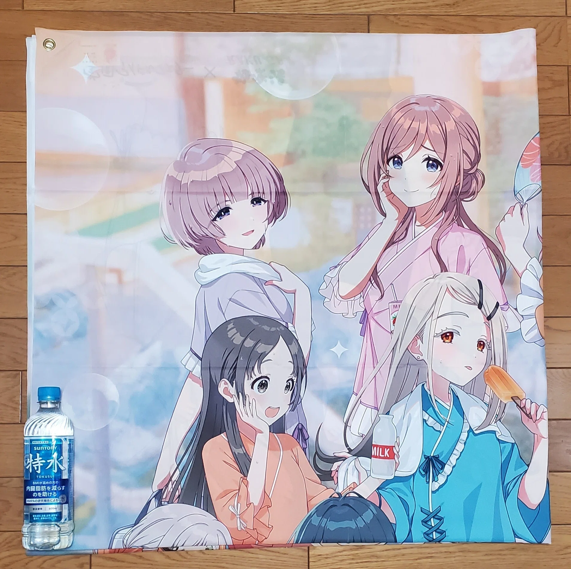 学マス】極楽湯・RAKU SPAコラボ第2弾タペストリー当選しちゃったん