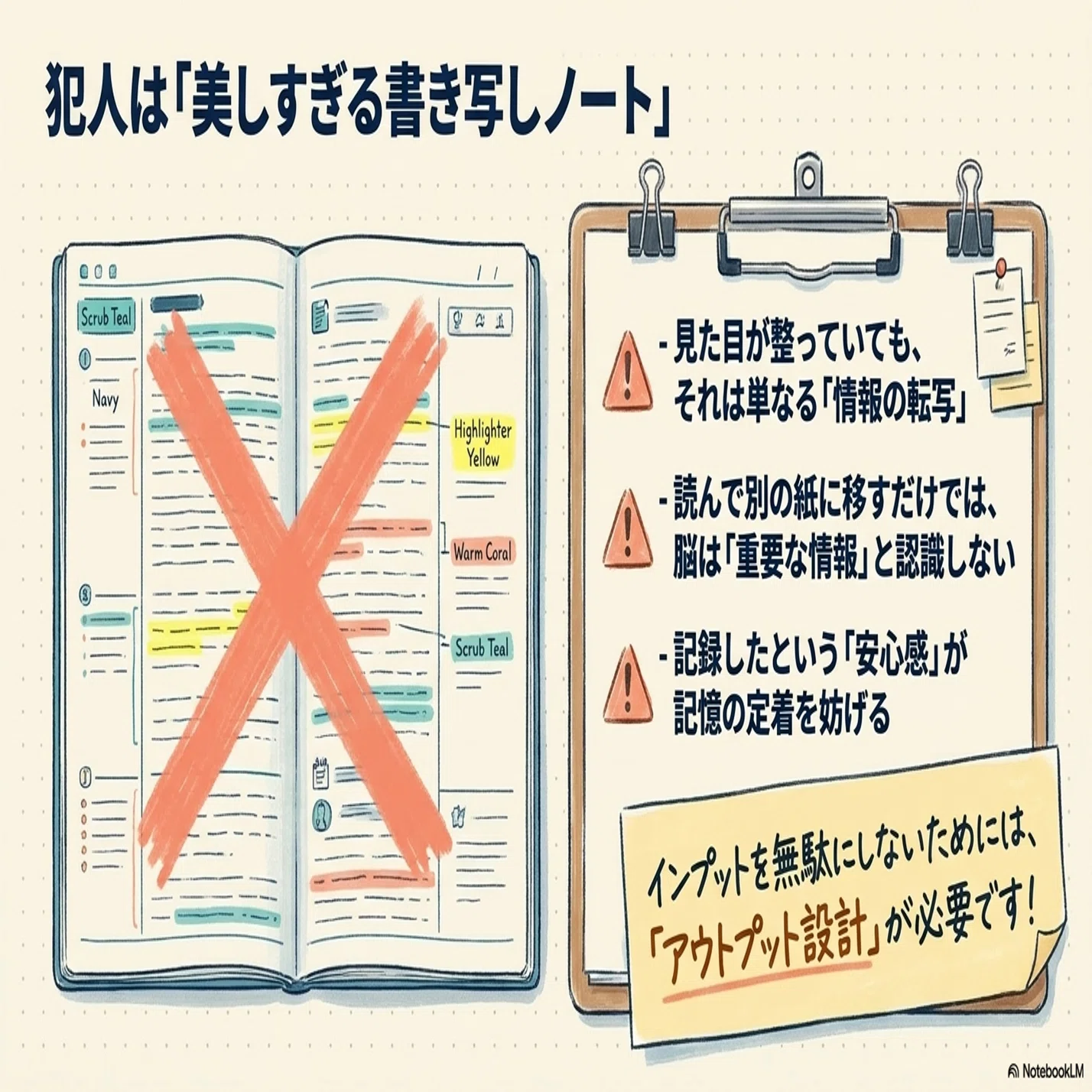 読んで終わり」を卒業する：記憶に残る薬剤師の勉強ノート術｜おはな