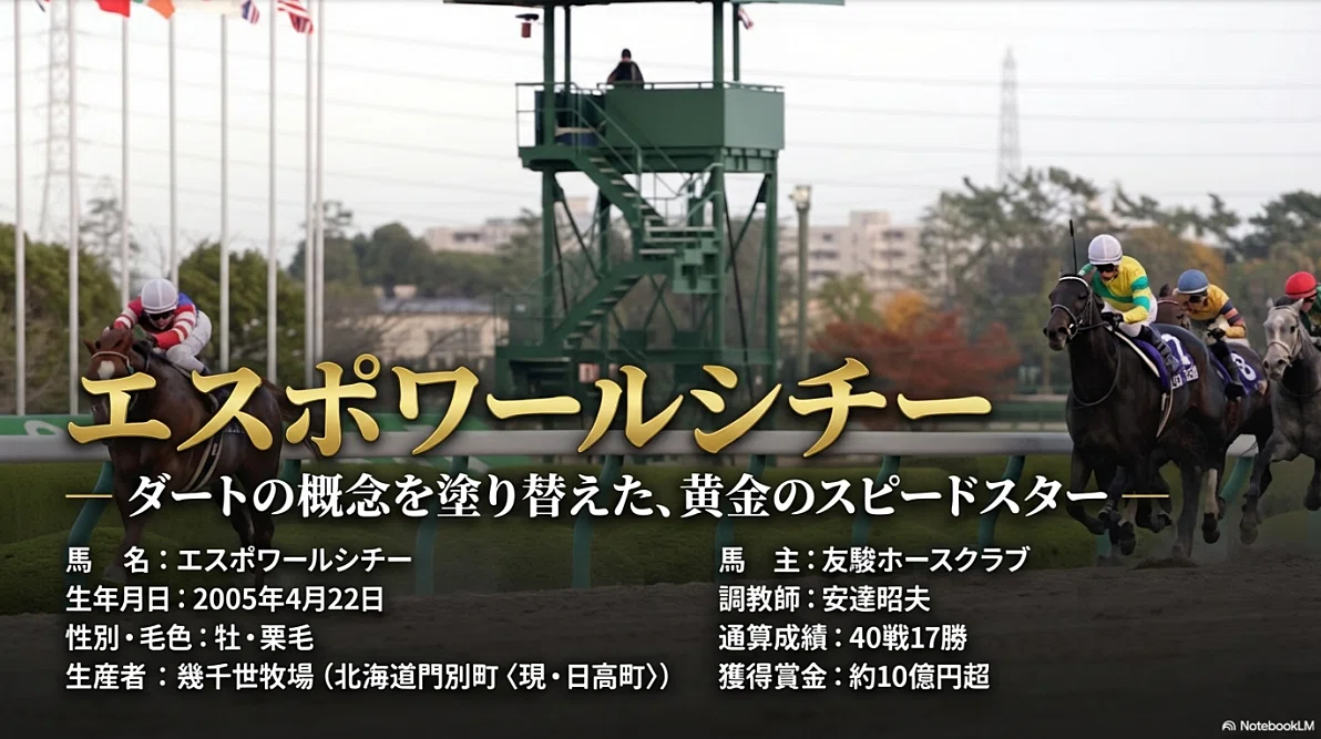 ④◆競馬　JRA◆　ゴールドアリュール　エスポワールシチー　◆親子　ストラップ◆ エスポワールシチー - ダートの概念を塗り替えた、黄金のスピード