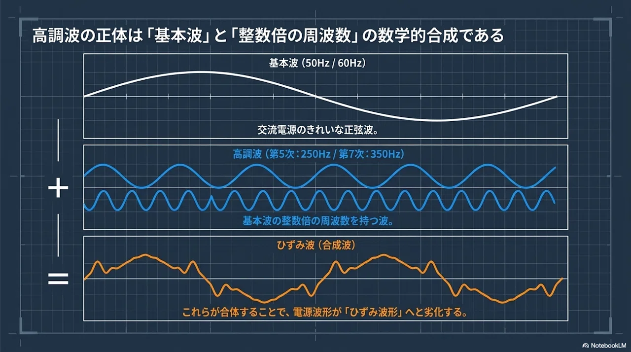 高調波の技術的解体新書：発生原理から抑制メカニズムまでの完全詳解