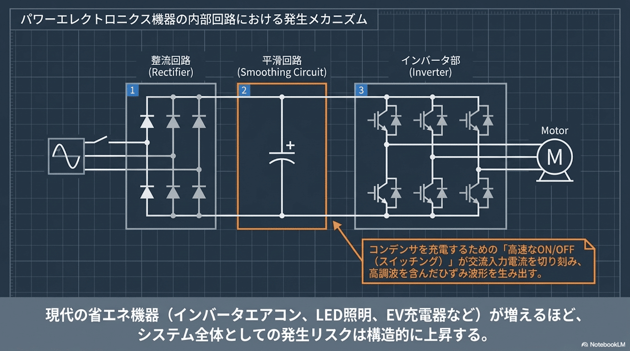 高調波の技術的解体新書：発生原理から抑制メカニズムまでの完全詳解
