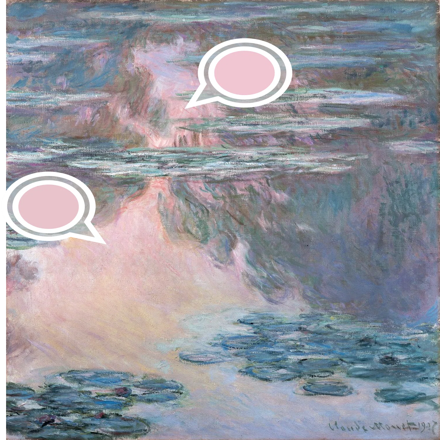クロード・モネ 風景への問いかけ」展出品作⑫ モネ《睡蓮の池》1907年