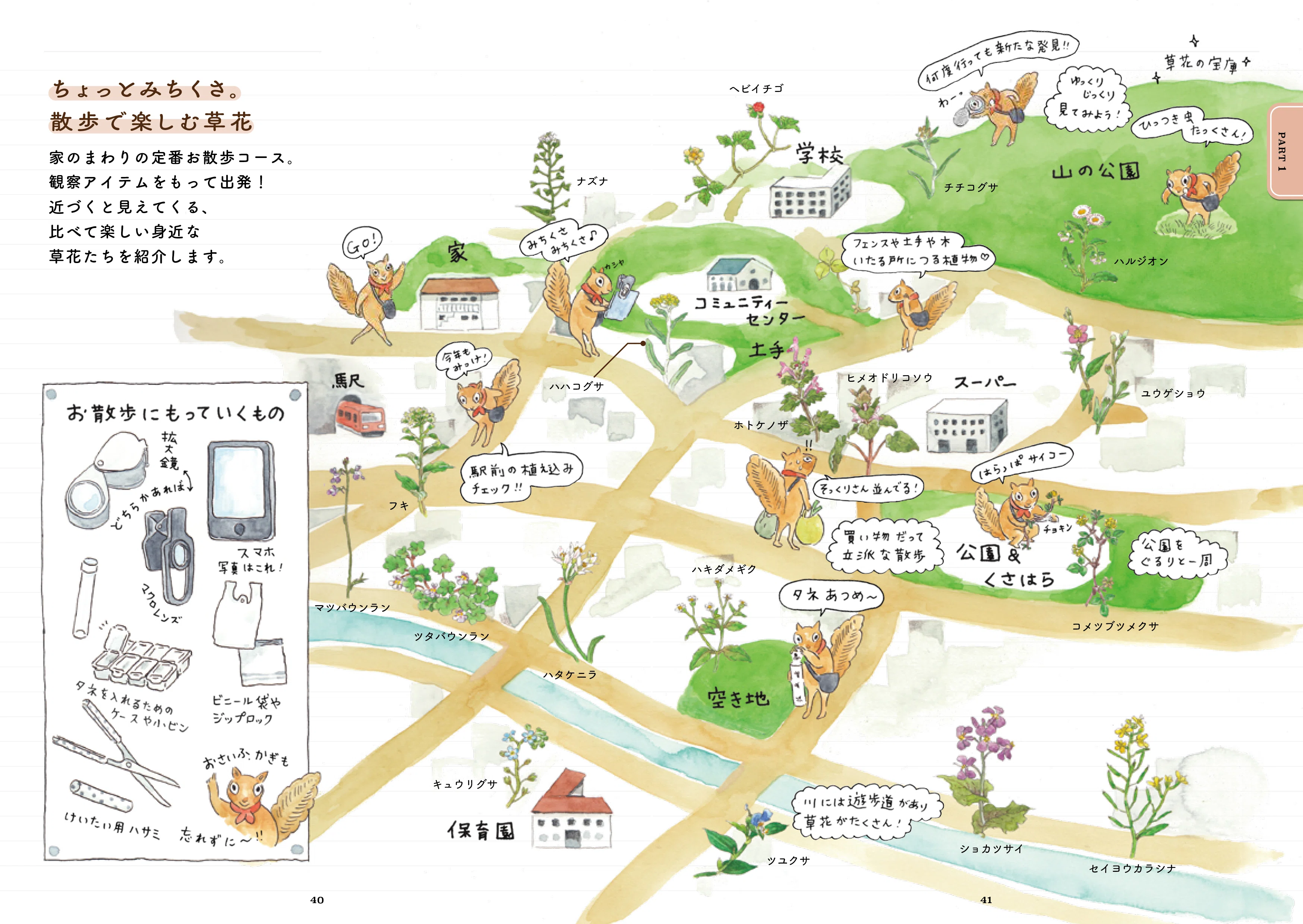 足もとの草に癒やされる。『ココロはなやぐ 草花ノート』ができました
