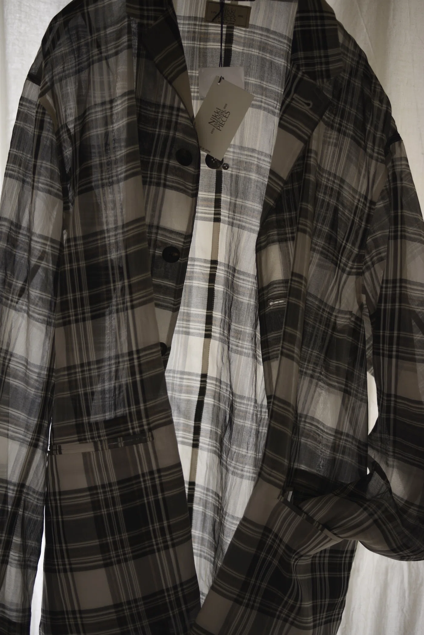 サマーチェックカバジャケ。 / Nikki ESSENTIAL PIECES exclusive for