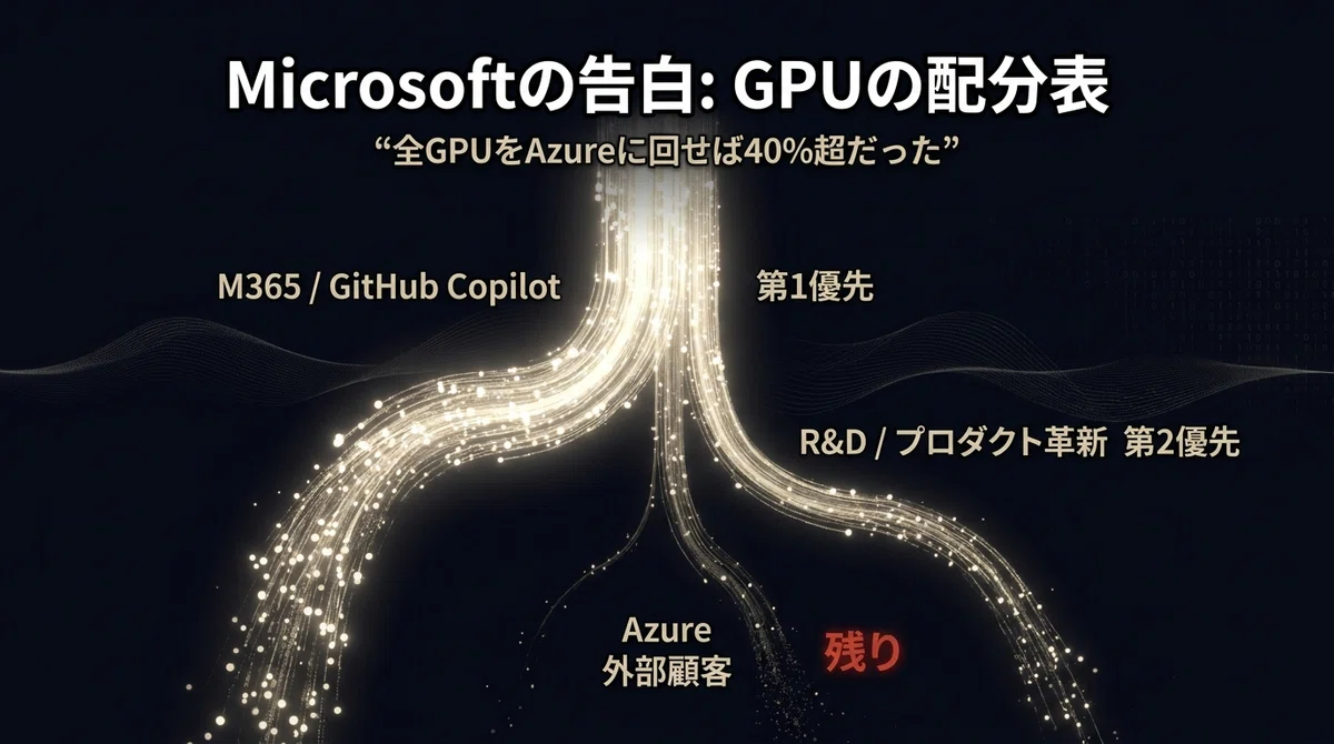 MicrosoftのGPU配分ウォーターフォール
