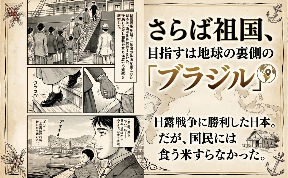 新刊発売】マンガでわかる！ブラジル日本人移民の物語（1）｜田畑 真吾