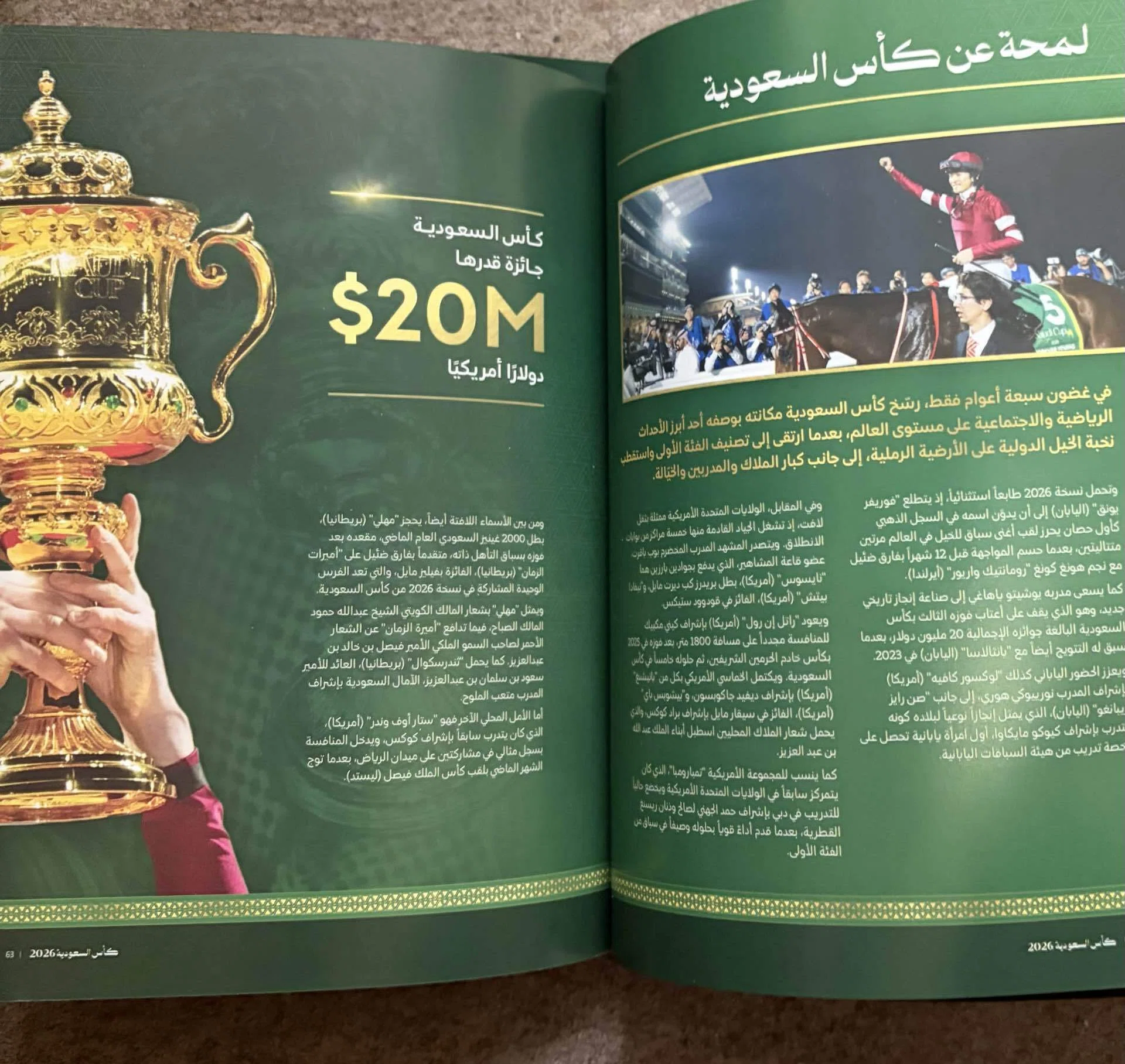 2026年サウジカップデー、レーシングプログラム｜平松さとし