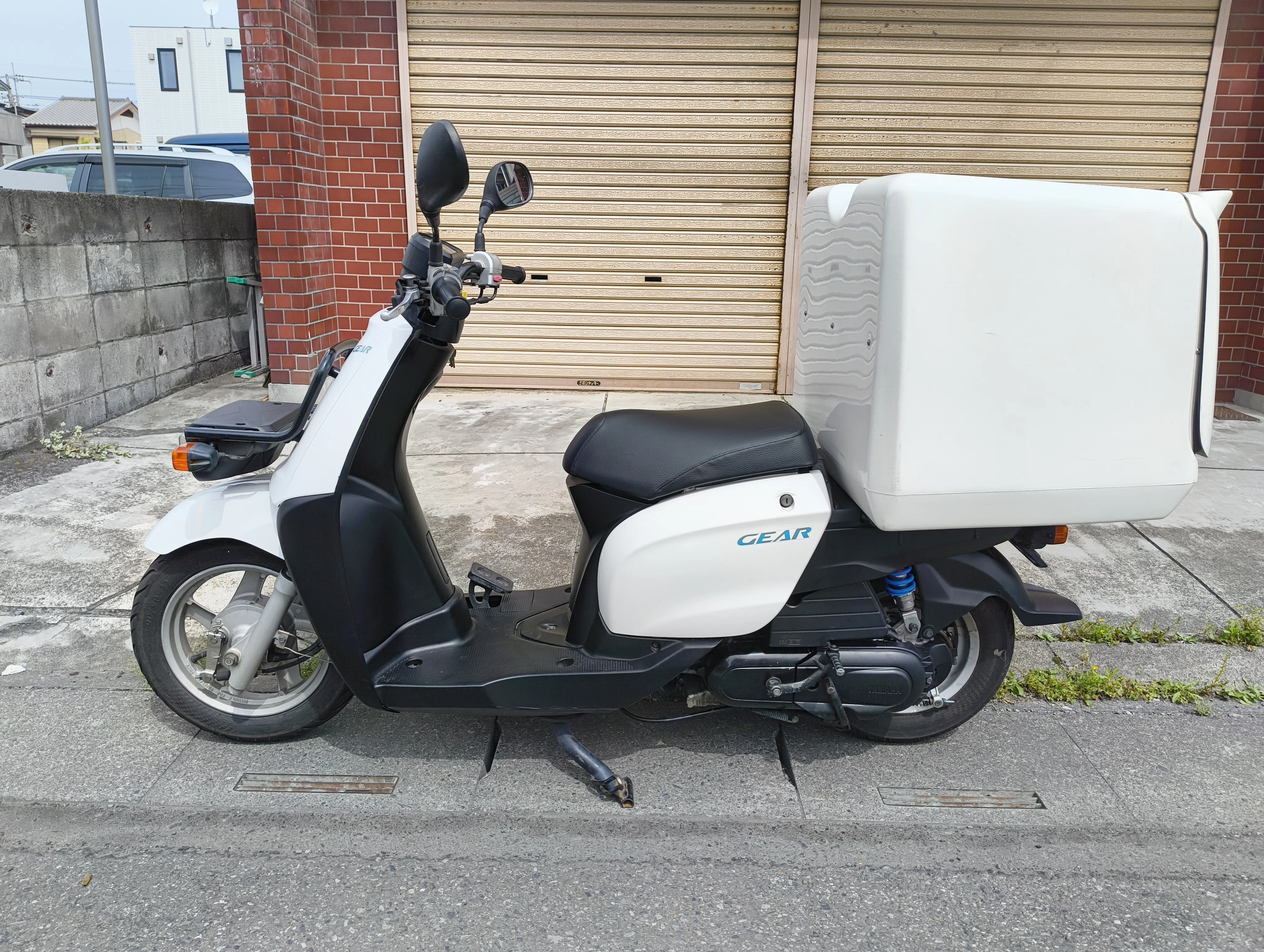 「引き取り者決定」ヤマハ ギア 2  UA06J リアBOX付き個人 ご成約致しました】【デリバリーボックス付】UA06J フルレストア 配達