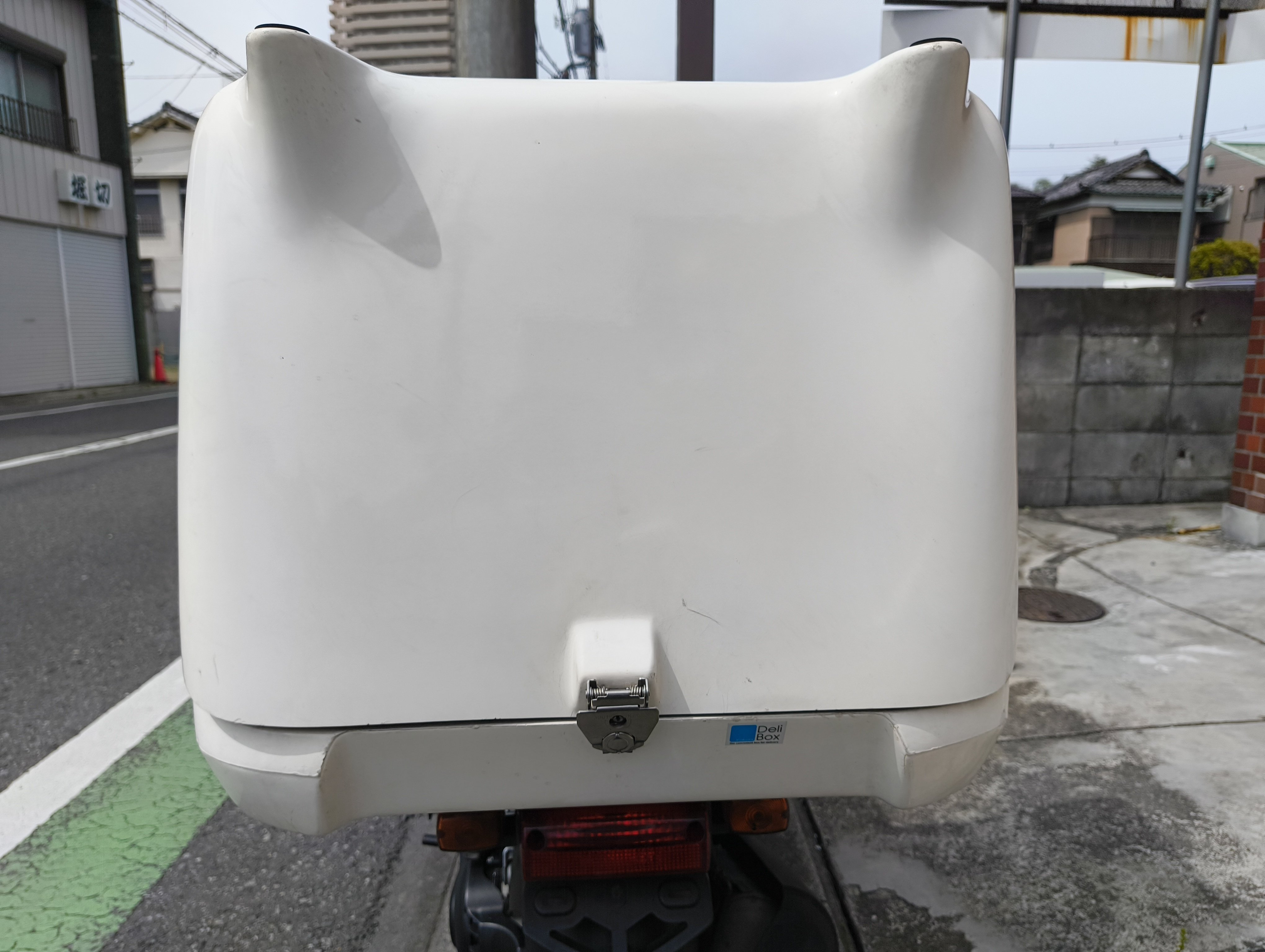 【配送のお仕事に!】神奈川県藤沢市発 ヤマハ ギア UA06J ティーズプロダクト製リアボックス付き 現車確認,全国配送ご相談ください!　② T`s PRODUCTS ティーズプロダクト ベーシックトランク ギア YAMAHA