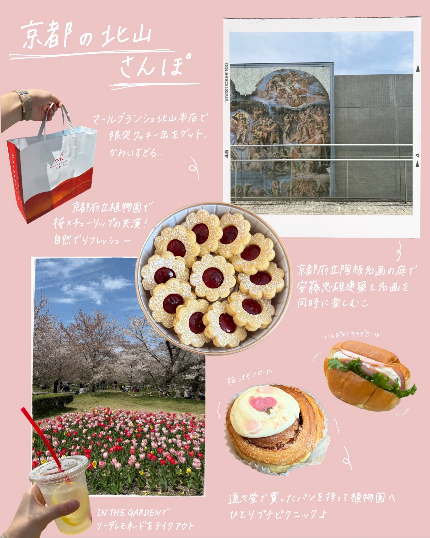 京都・北山で過ごした春の一日｜陶板名画の庭と植物園｜curumi
