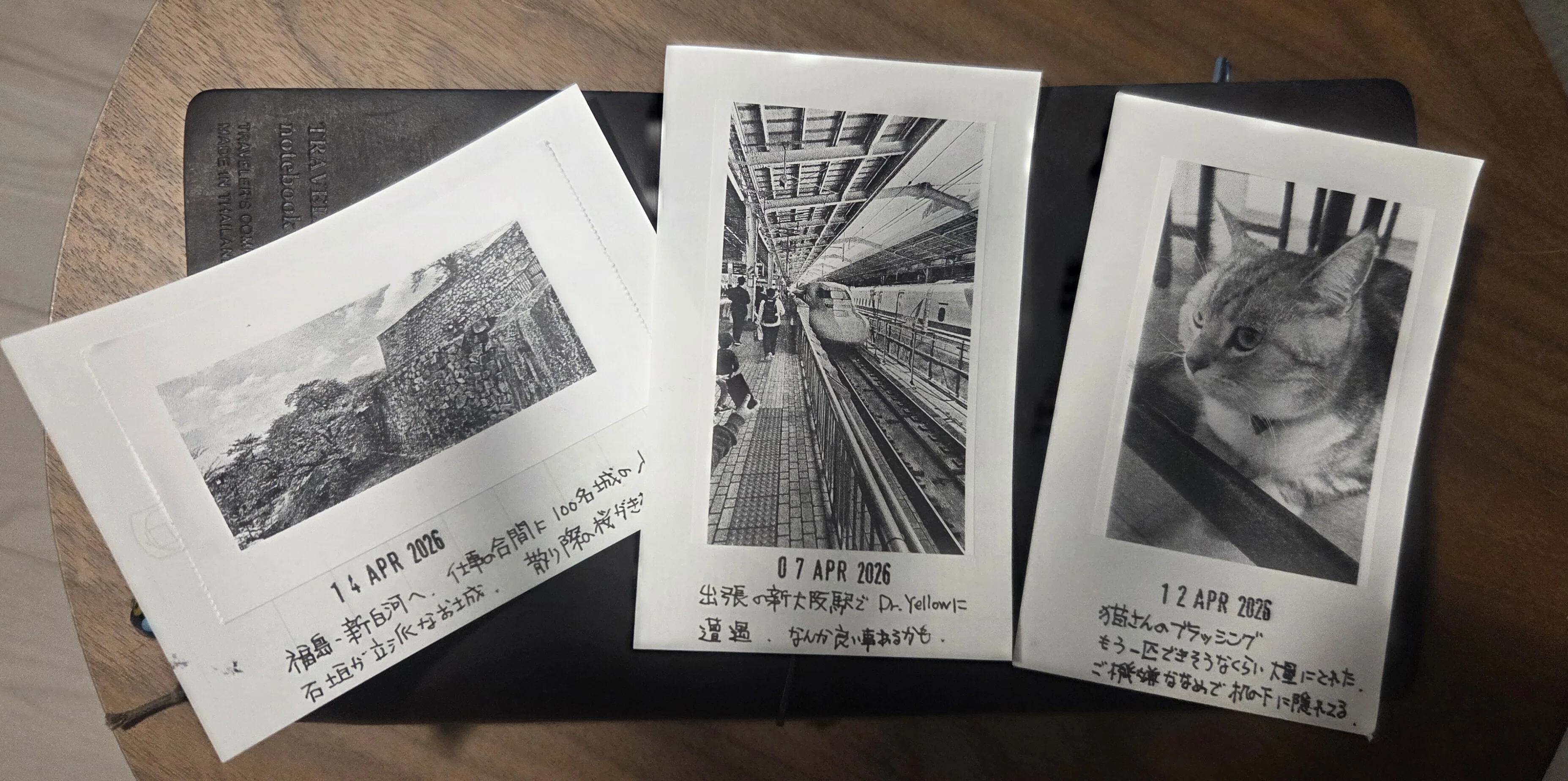 モノクロ　ノート 最小のトラベラーズノートを、自分だけの「モノクロ写真日記」に