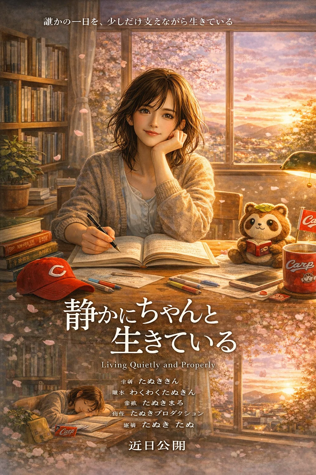 静かにちゃんと生きている」｜人生を映画化したポスターを作ってみた