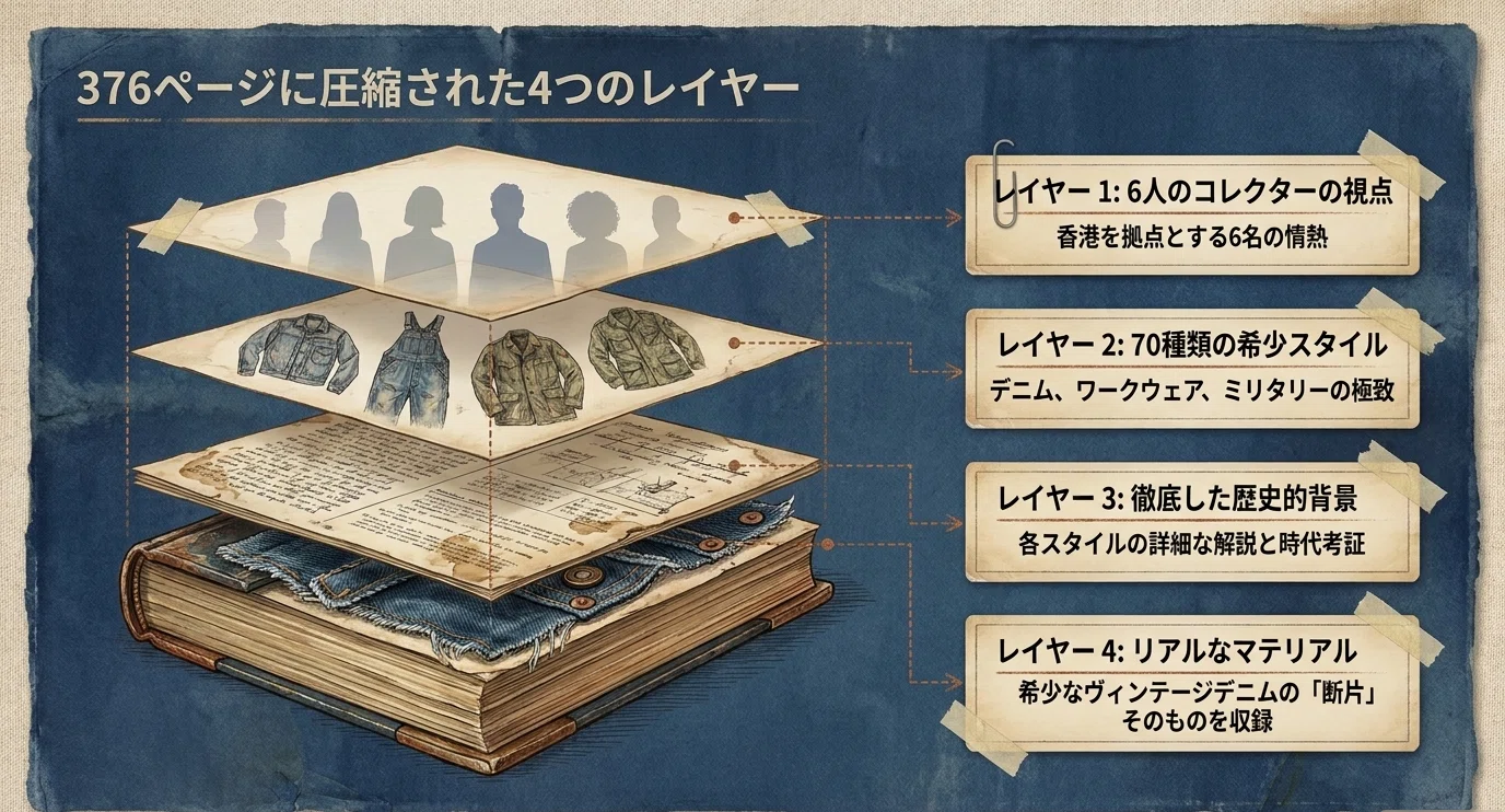 2kgの“デニム辞書”と、東京の代官山で出会う『Vintage Style Research