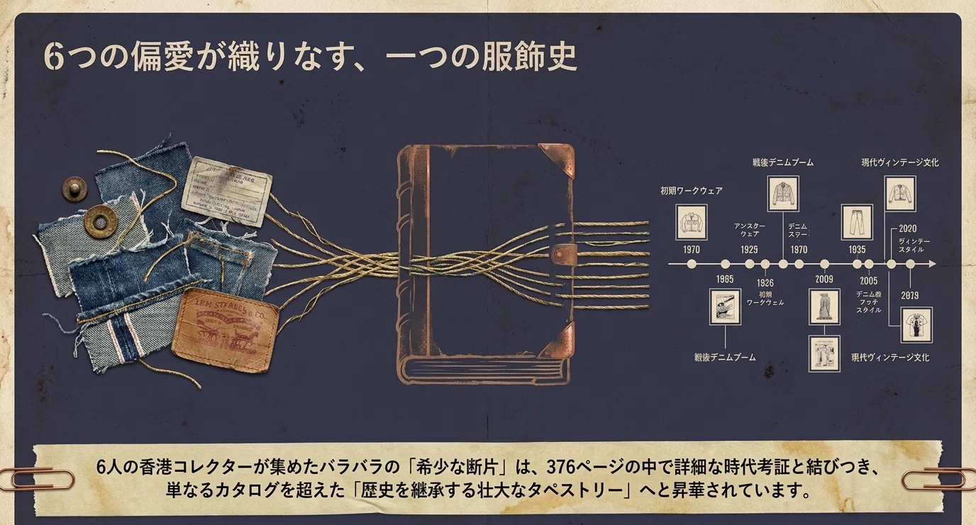 2kgの“デニム辞書”と、東京の代官山で出会う『Vintage Style Research