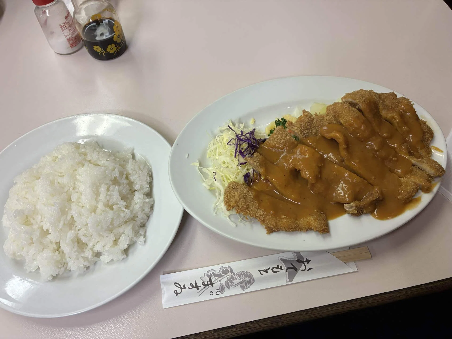 映畫を觀劇した後、「肉のますゐ」さんで「Wとんかつ」｜坂田正興