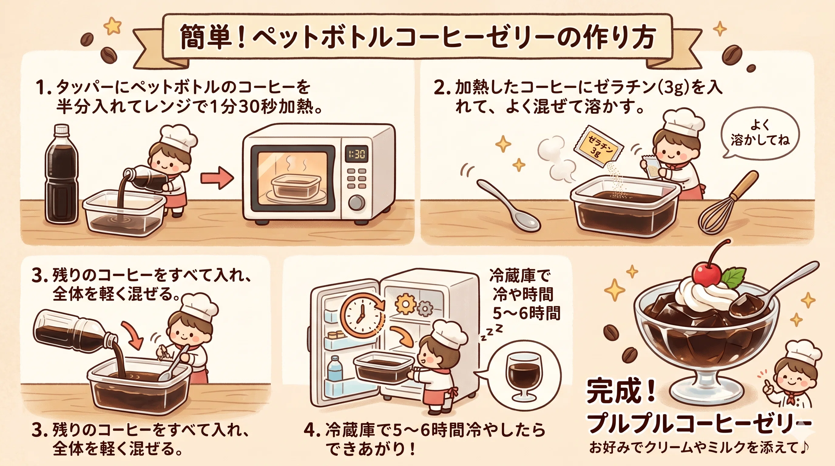 検証】200円でコーヒーゼリー500mlの罠【失敗談】｜カノ｜あなたの人生