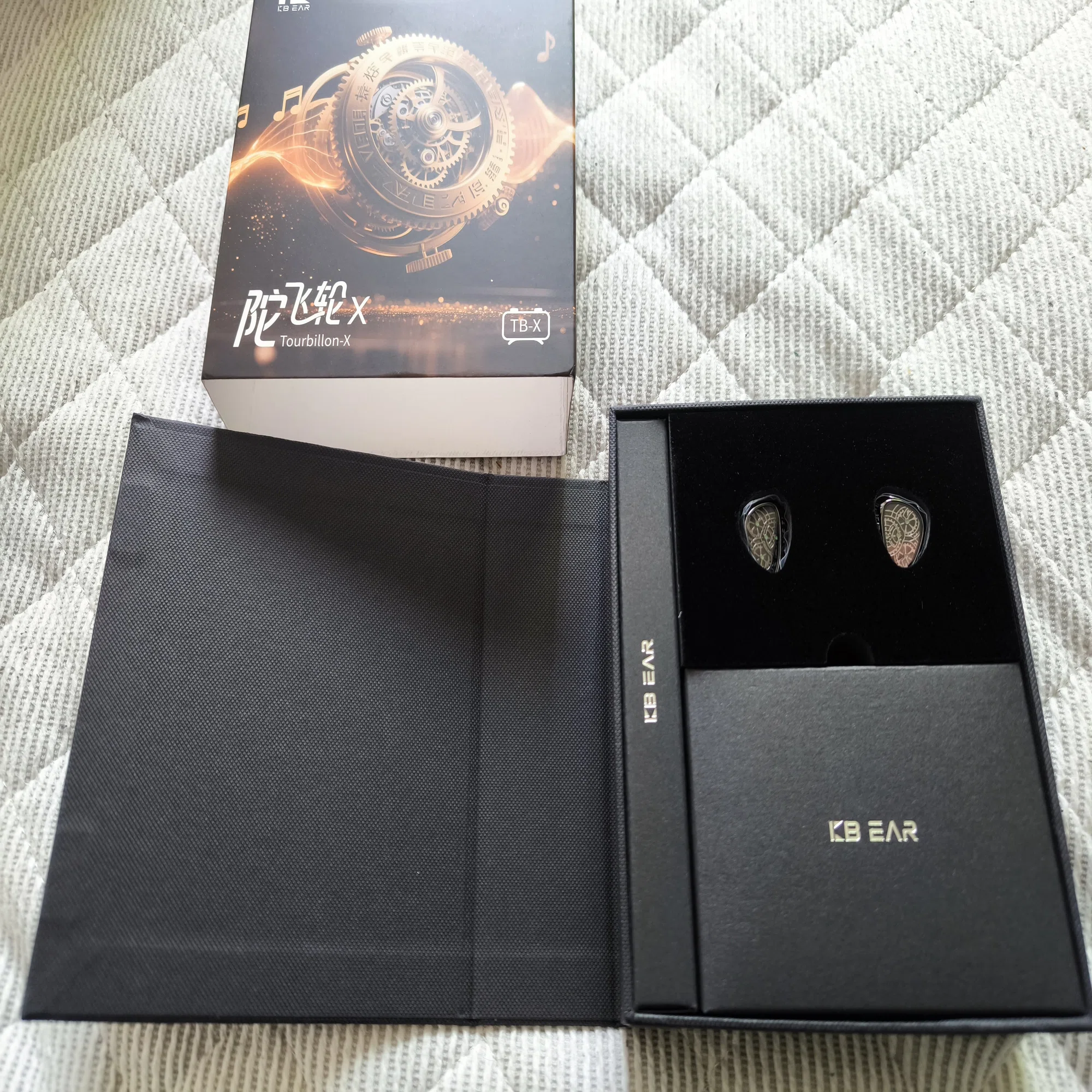 リケーブル付】KBEAR Tourbillon-X 他 中華イヤホン4本まとめ KBEAR TB
