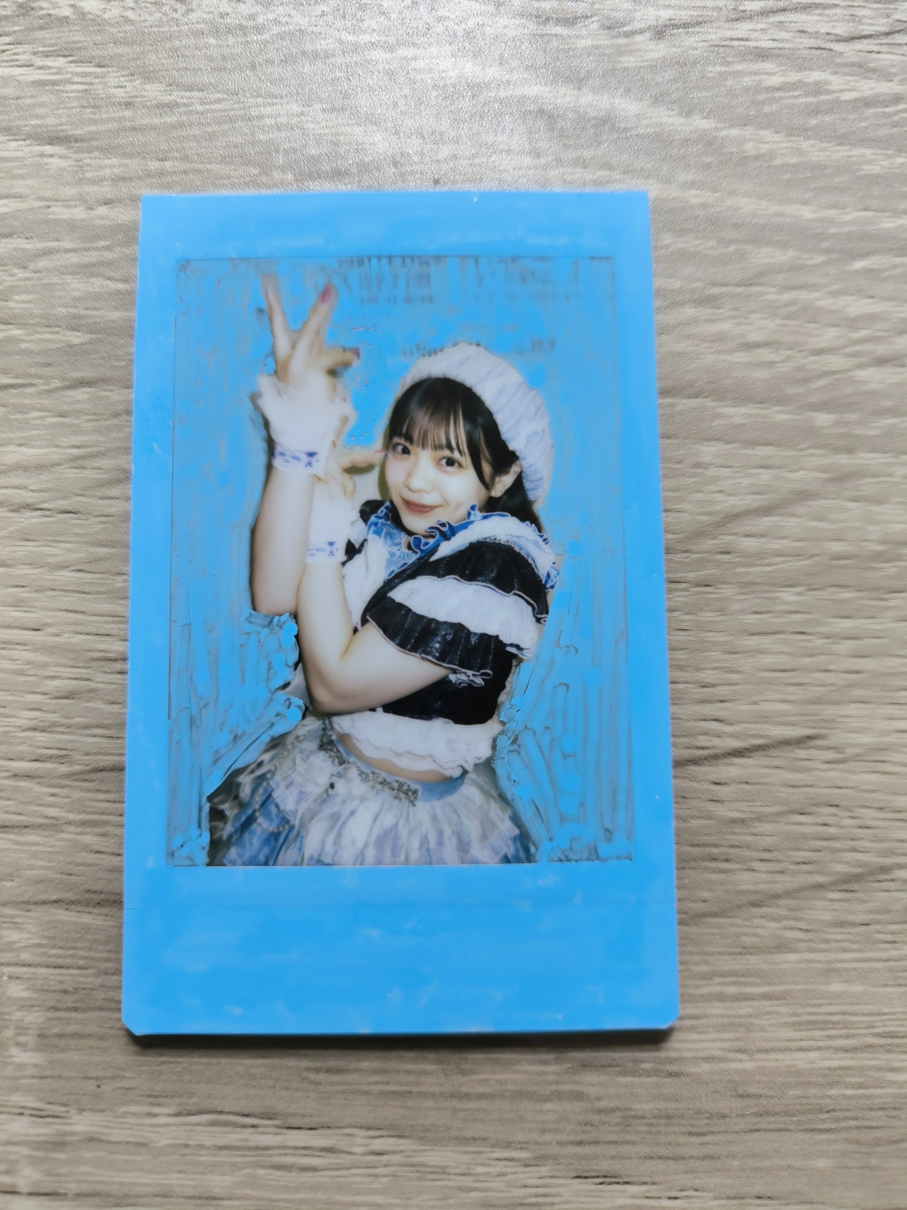 推し活記録】selfish 華月菜々子さんのデコチェキを作ってみた！｜あんばー