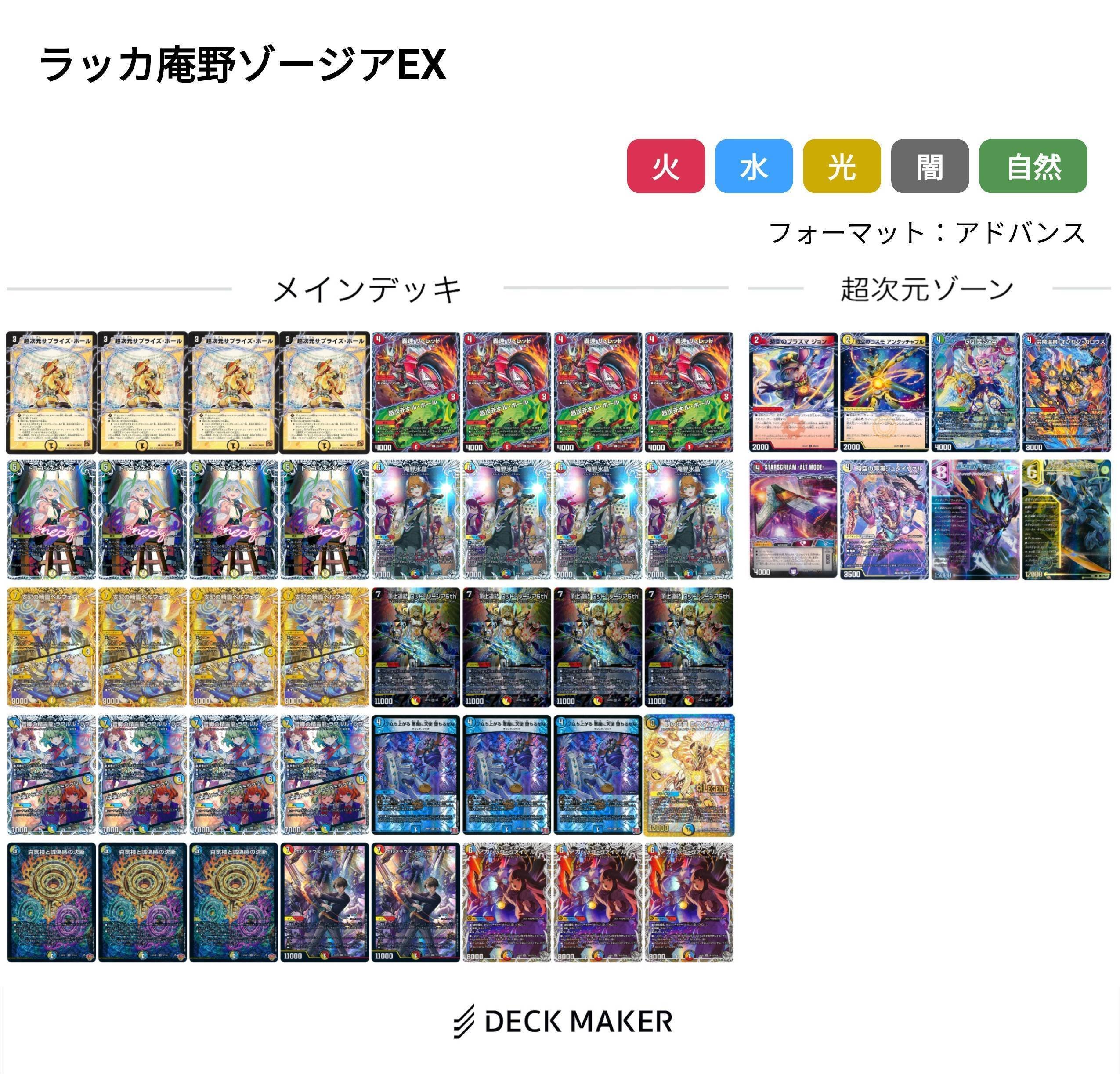 ラッカ庵野デッキラッカゾージアガチ構築 2重スリーブ付き ラッカ庵野デッキラッカゾージアガチ構築 2重スリーブ付き ラッカ庵野