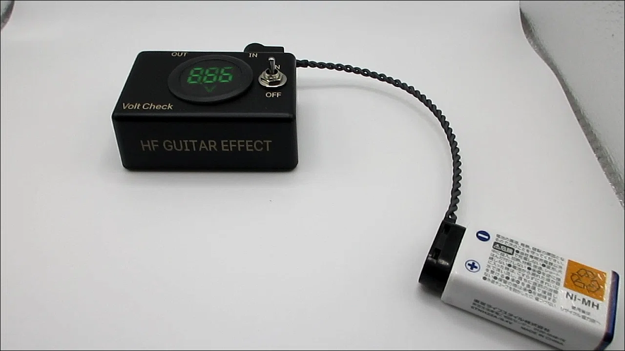 エフェクター　check チェック エフェクター電源用電圧チェッカー｜HF GUITAR EFFECT