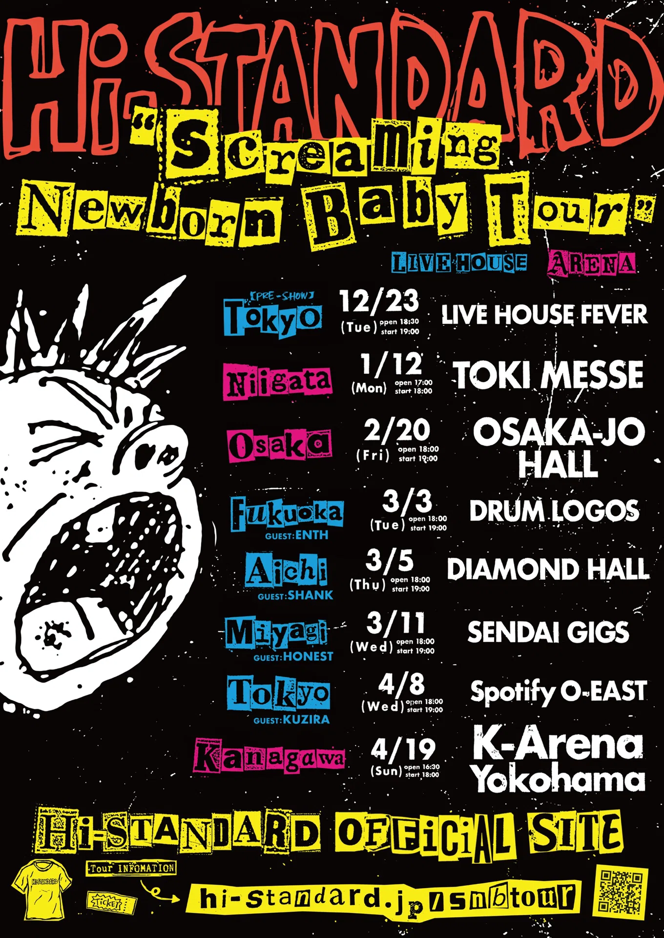 Hi-STANDARD “Screaming Newborn Baby Tour” ファイナル｜茶々