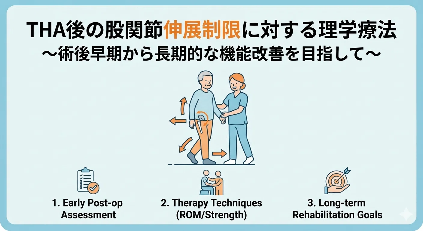 完全保存版】THAリハビリテーション：股関節伸展へのアプローチ～評価