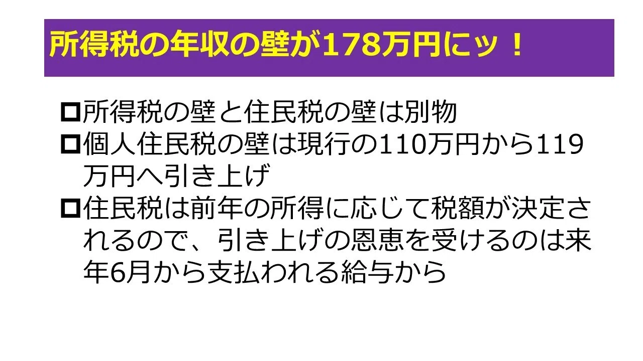 【中古】 所得税法規集（平成9年6月20日現在） 2026年最新】所得税の「178万円の壁」がついに決定！でも「手放しで