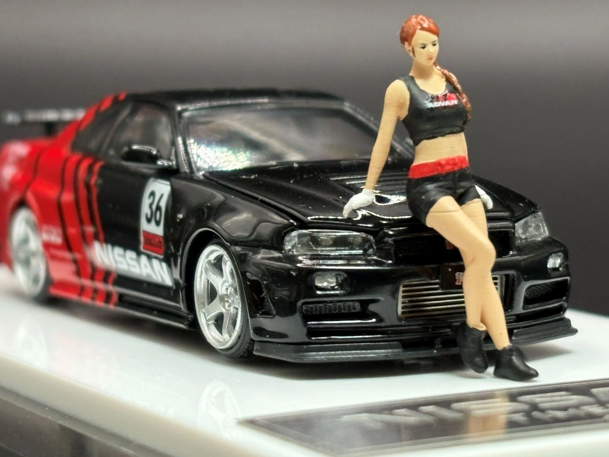 Time Micro 1/64 日産 NISSAN GTR R34 ADVANカラー｜のり