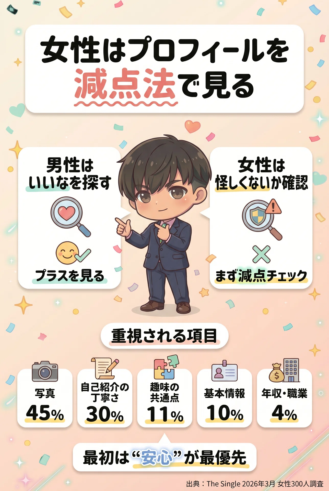 選ばれるプロフィールの法則——写真・自己紹介文・設定で「会いたい」と