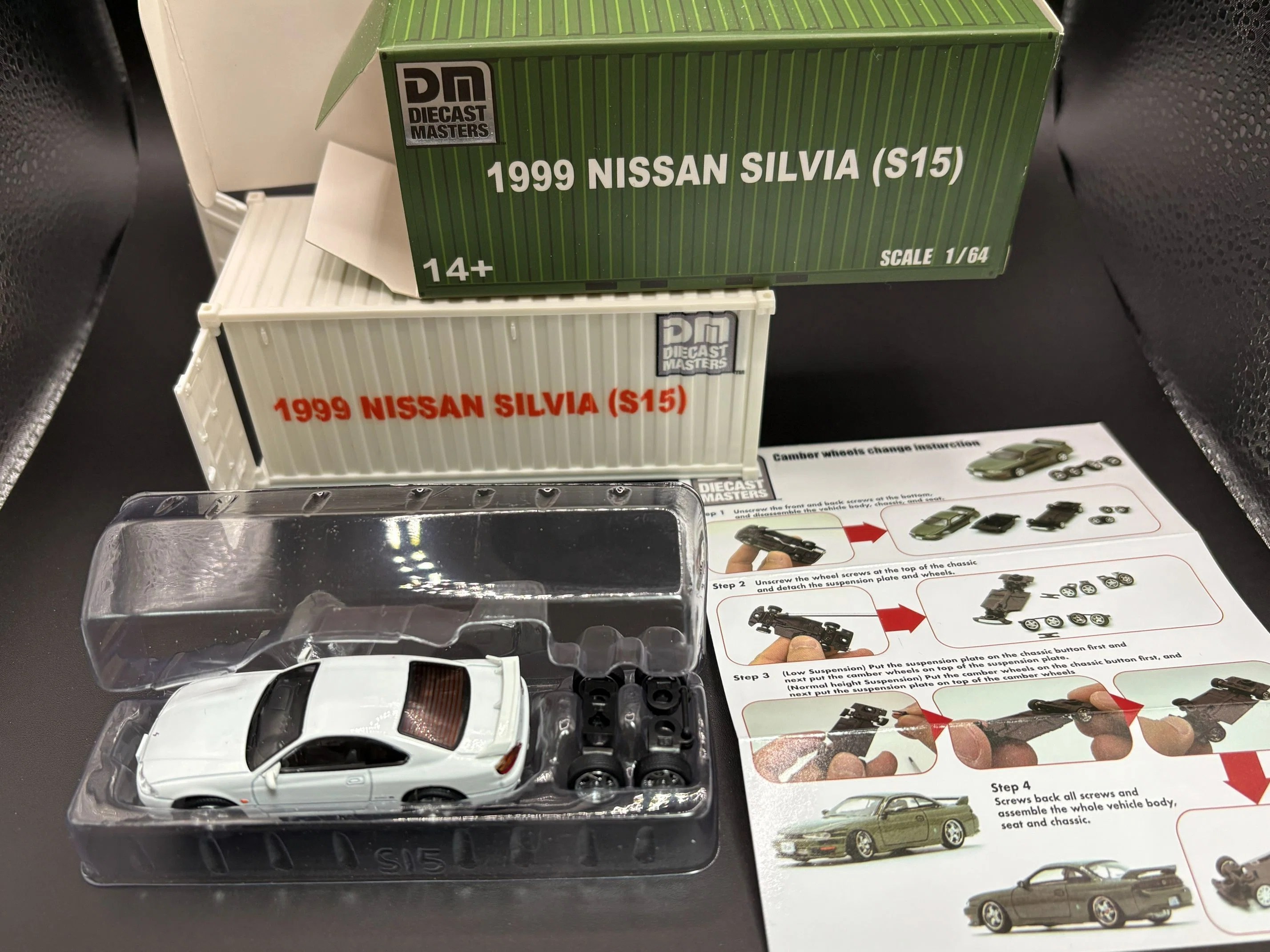 DIECAST MASTERS 1/64 日産 シルビア S15 ホワイト LHD｜のり