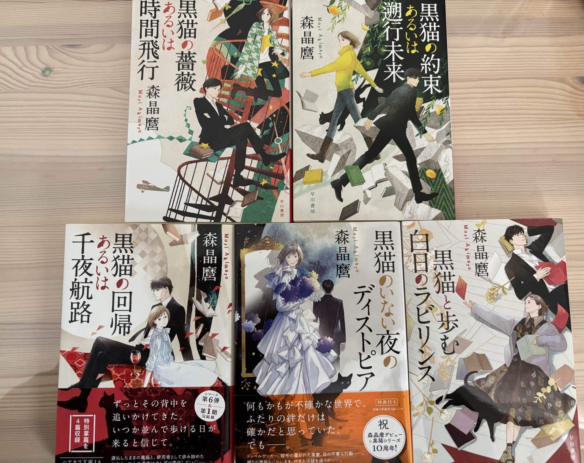 黒猫シリーズ　森晶麿 好きな本【森晶麿著『黒猫シリーズ』】｜宵月