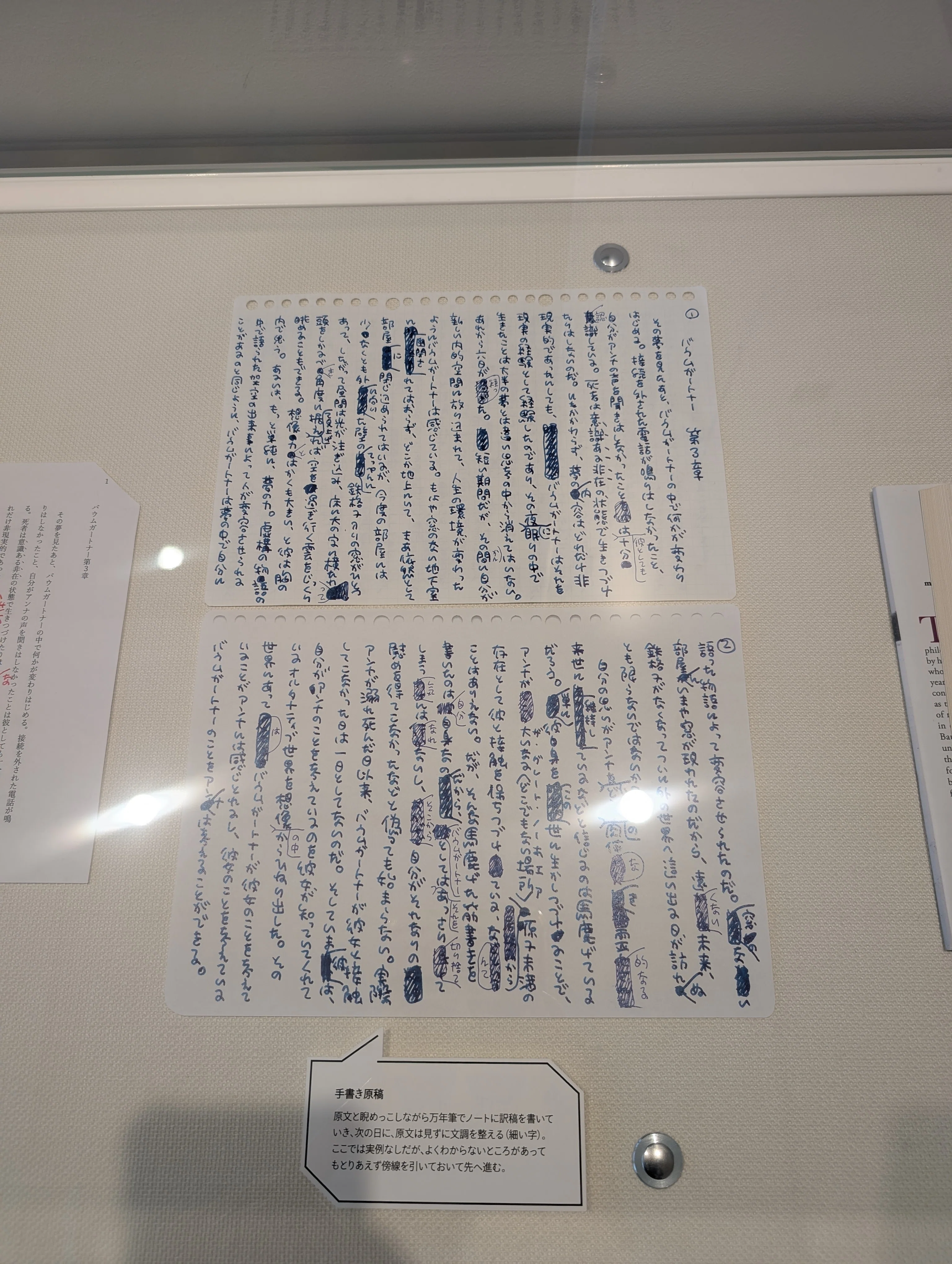 翻訳プロジェクト小展示「翻訳は国境を越える翼」』@｜飼い犬に粉々に