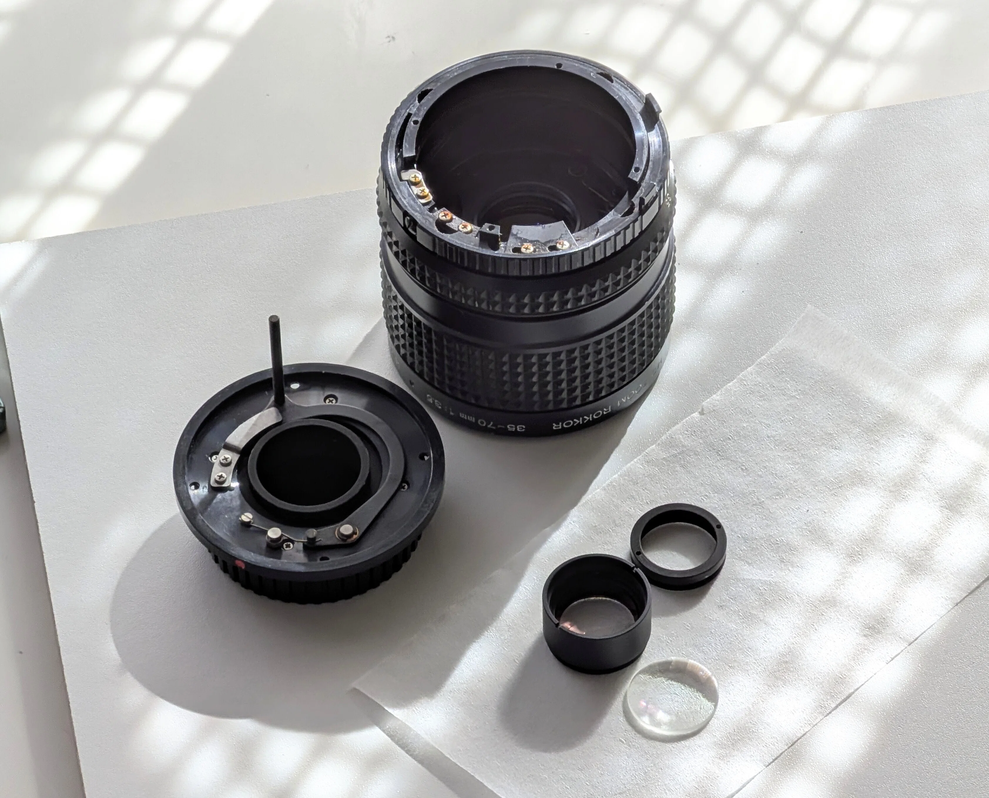 md zoom rokkor 35-70mm f3.5の分解清掃｜桺蓼