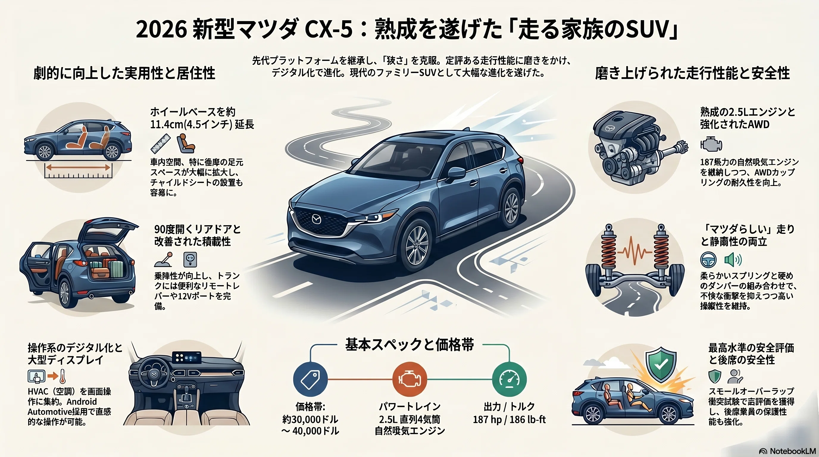 2026 Model] The Evolution and Weaknesses of the New Mazda CX-5! A