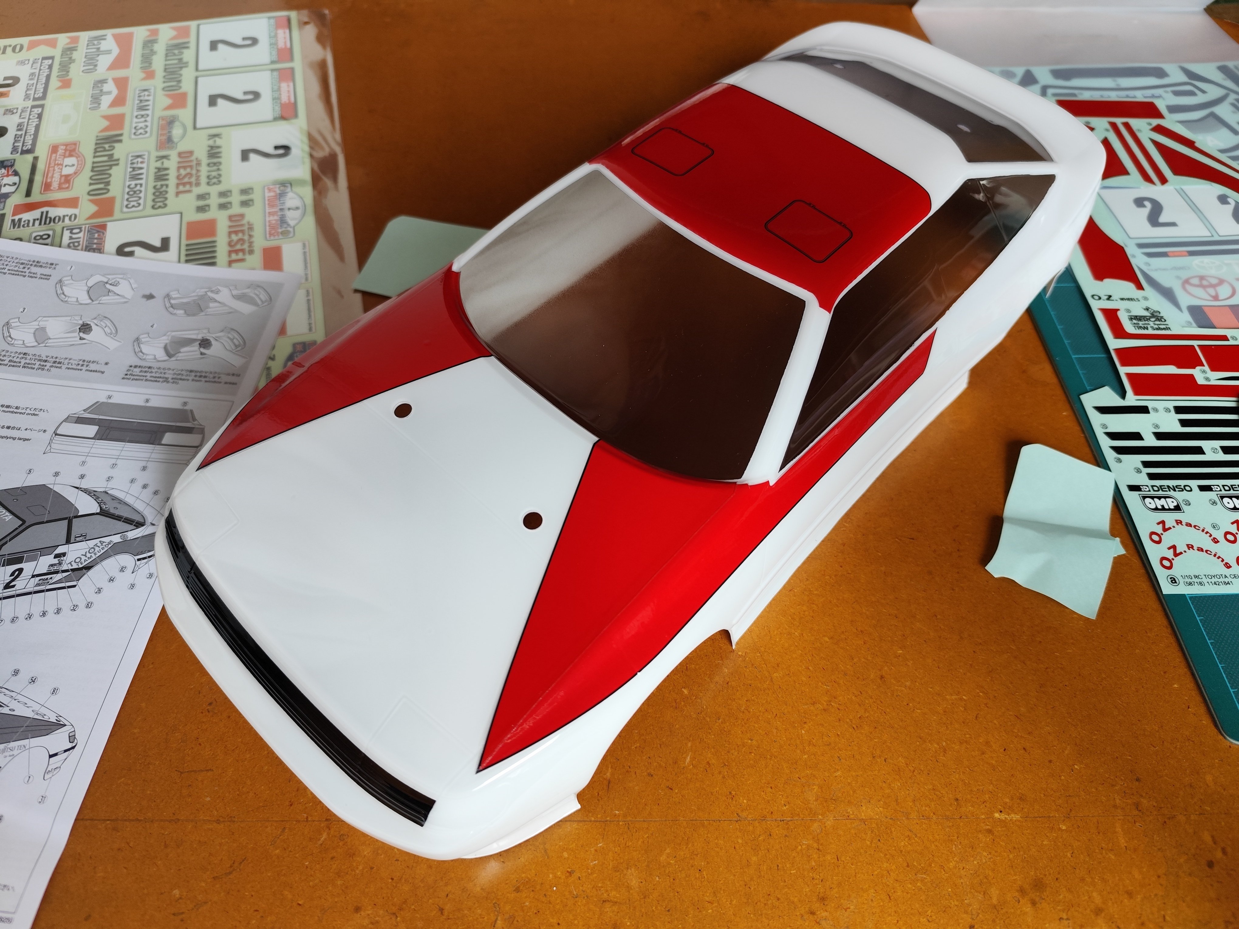 タミヤ ラジコンボディ　セリカGT-FOUR 未使用未穴開け　TTEシール付き タミヤ 電動RCカーシリーズ 1/10RC トヨタ セリカ GT-FOUR (ST165) (TT