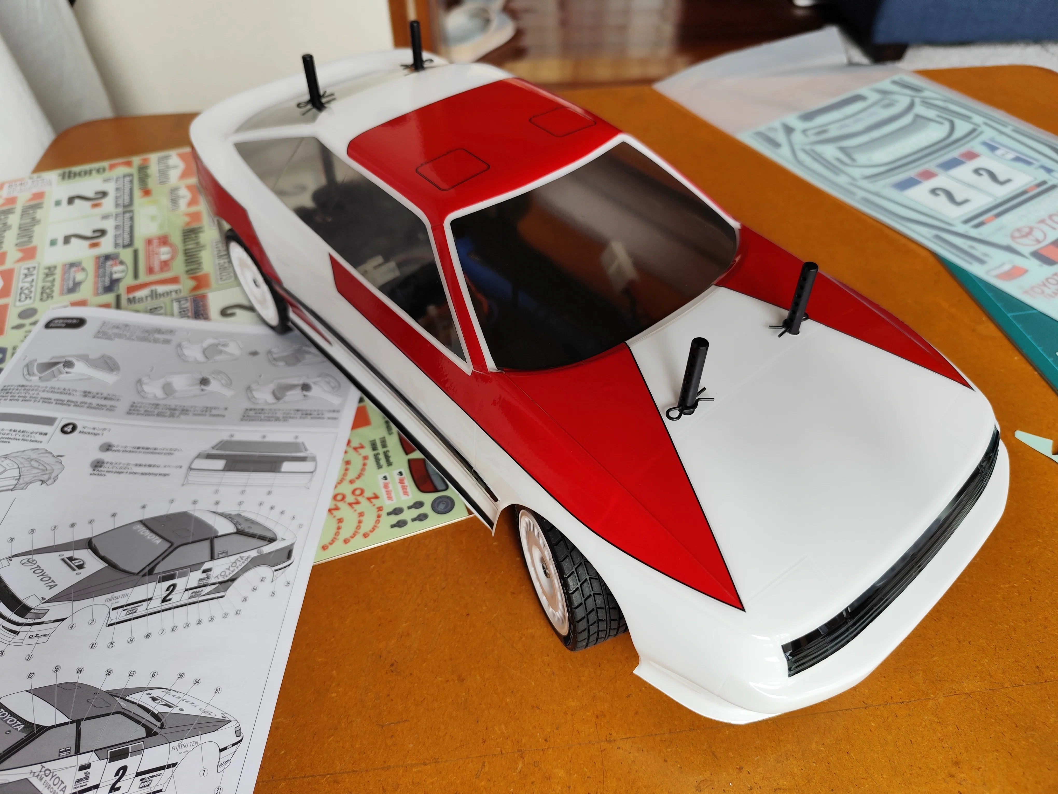 ラジコン#4「タミヤ 1/10RC トヨタ セリカ GT-FOUR」ボディー作れ｜かめた