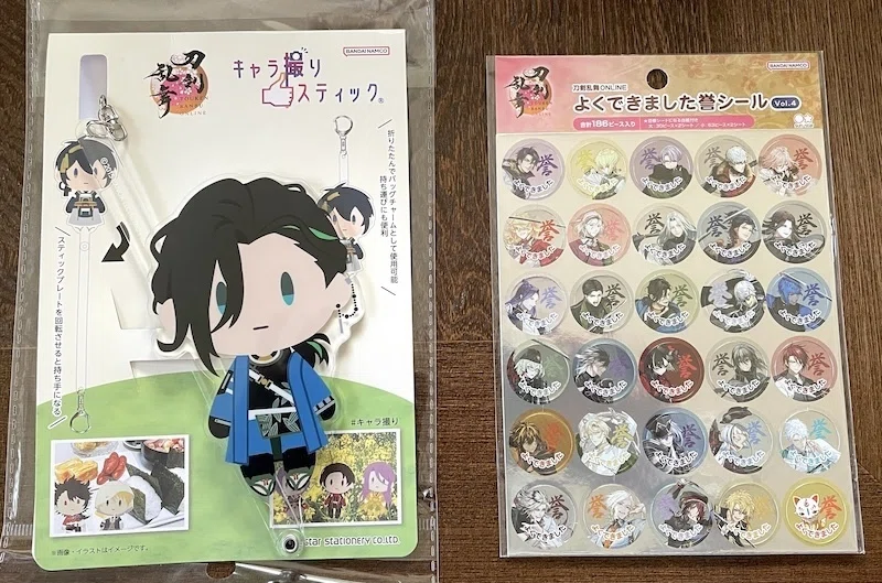 刀剣乱舞 キャラ撮りスティック 江 夫が「刀剣乱舞 キャラ撮りスティック」なるものをくれた🤔｜いつき＠