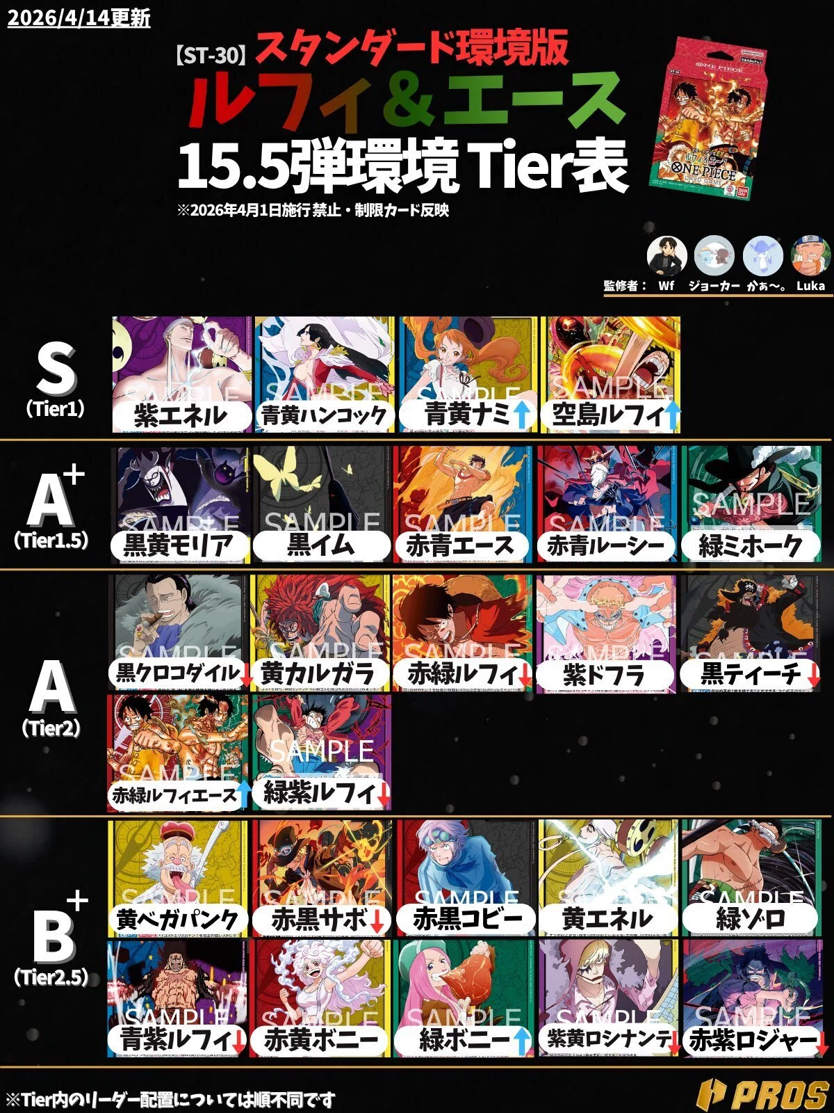 15弾フラシ、16弾エクバ優勝赤緑ルフィ｜ままちゃり