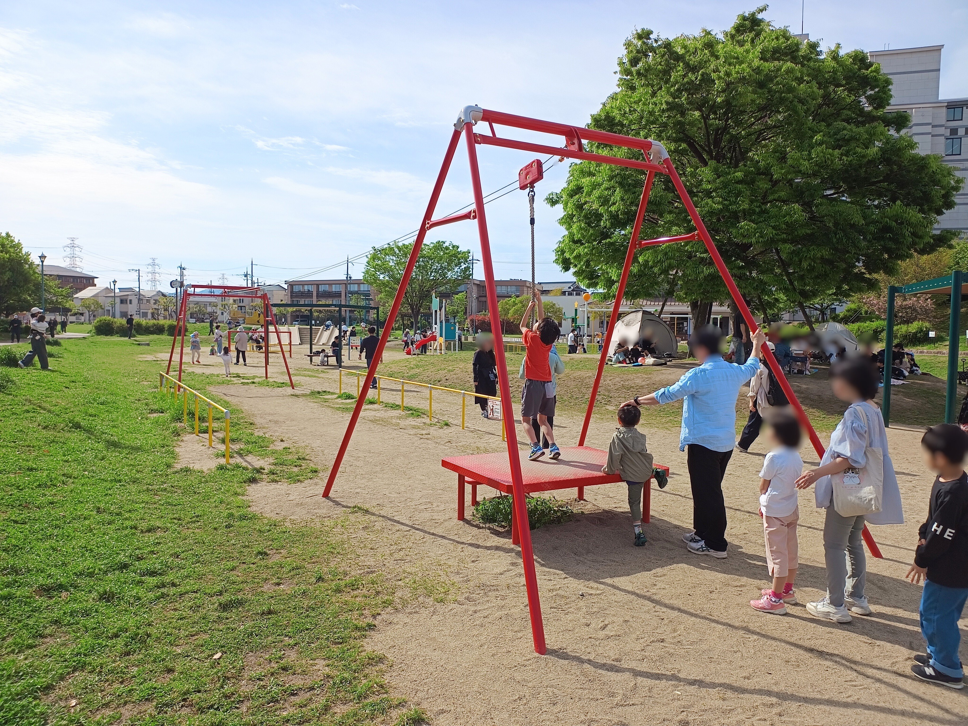 子供　立ち始め遊具 2026年4月大型遊具リニューアル！【大阪府・枚方市】『車塚公園』を