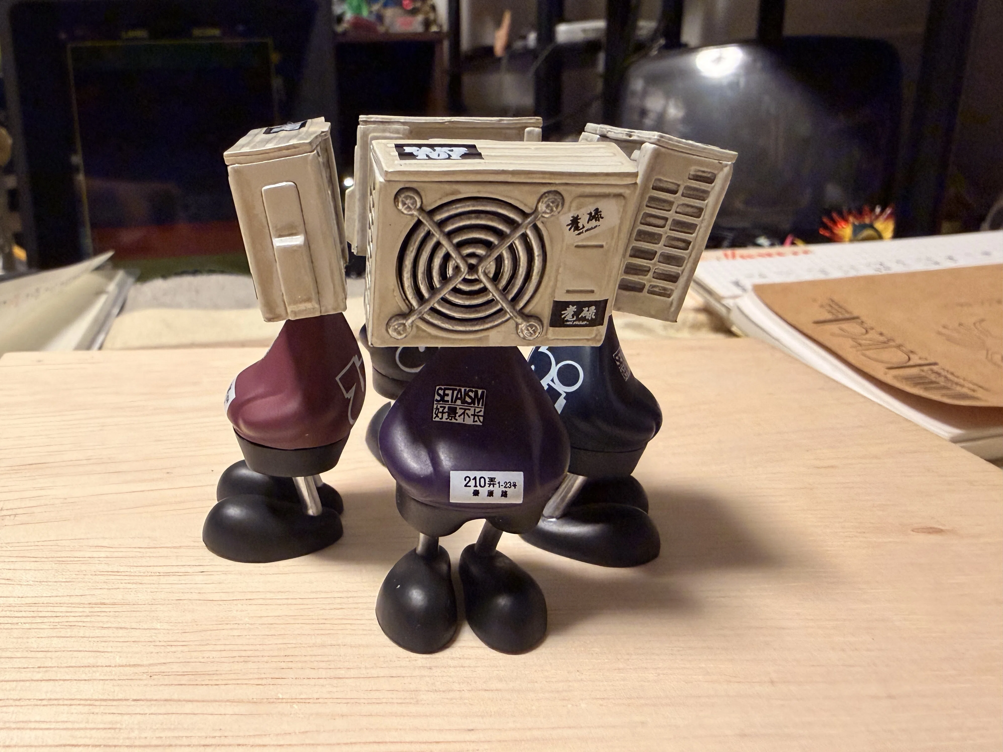 ウォーカーとスクリューヘッド FAKE TOY ｜ryocho